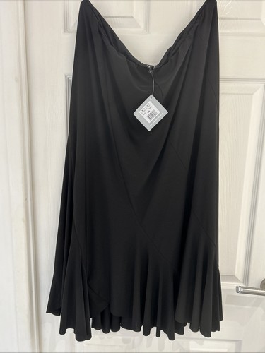 Chesca black evening skirt - black,