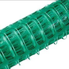 BLACK Safety Barrier Mesh Fencing 4cm Hole 10m x 1m Plastic Mesh Garden Green
