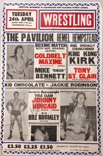 Signed british wrestling - signed!,