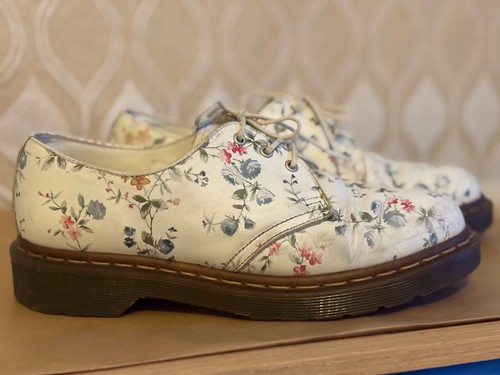 Martens floral leather - dr.,