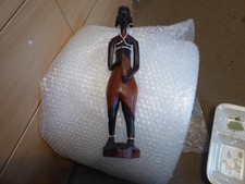 Large African wooden lady
