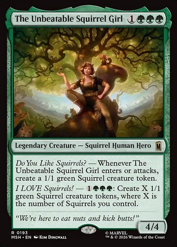 Mtg the unbeatable squirrel - mtg,
