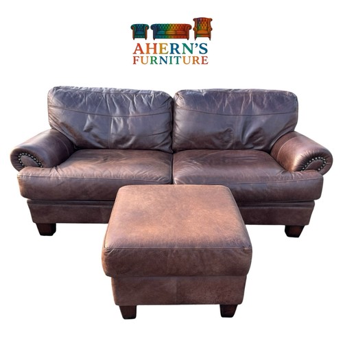 Brown leather john lewis - leather,
