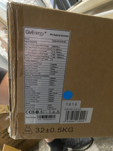 Givenergy gen3 5kw hybrid - gen3,
