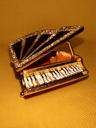 Grand piano bejewelled enamel - bejewelled,
