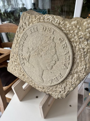Hand carved george iii - carved,