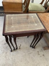 Beautiful Mahogany Nest of 3