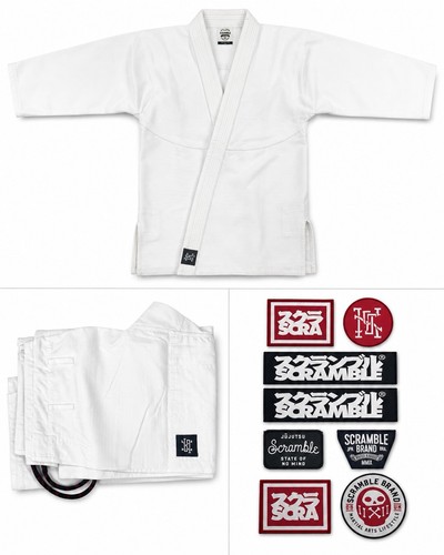 Scramble bjj white - scramble, gi