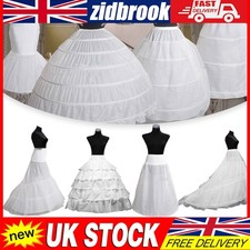 Wedding Petticoat/Bridal Hoop Hoopless Crinoline/Fancy Skirt Prom Underskirt UK.
