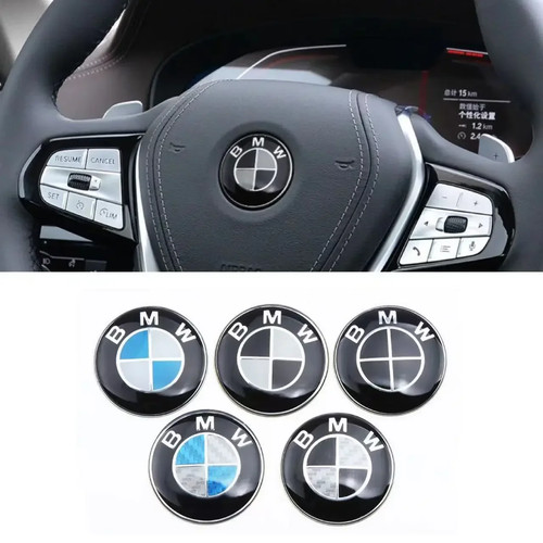 1pc 45mm steering wheel badge - 1pc,