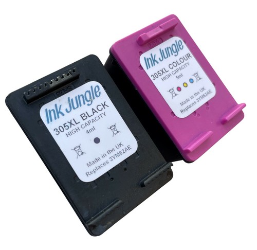 Refilled 305xl black colour - refilled,