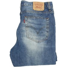 Levi's 752 Men Blue Straight Regular Jeans W36 L30 (52447)