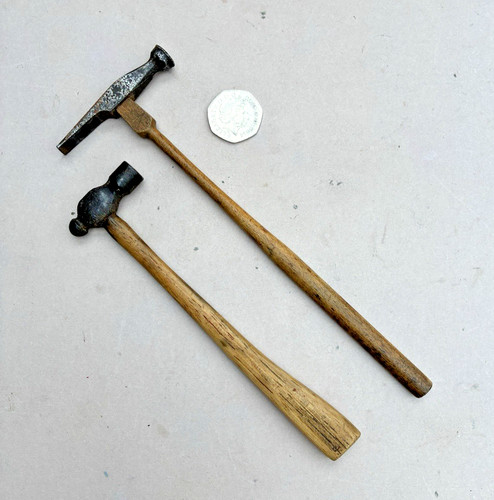 Two antique small jewellers - small,