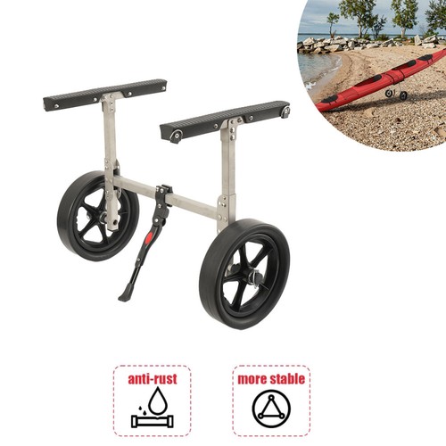 Canoe cart with - with, tires
