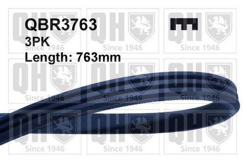 Qbr3763 ribbed belt - qh,