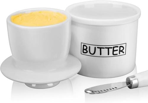 Ceramic french butter bell - french,