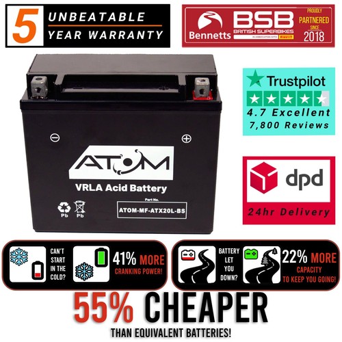 Ytx20l atom agm motorcycle - atom,
