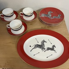 Lenox Scalamandre Red Zebras