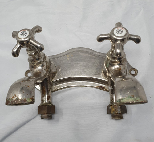Vintage french chrome taps - french,