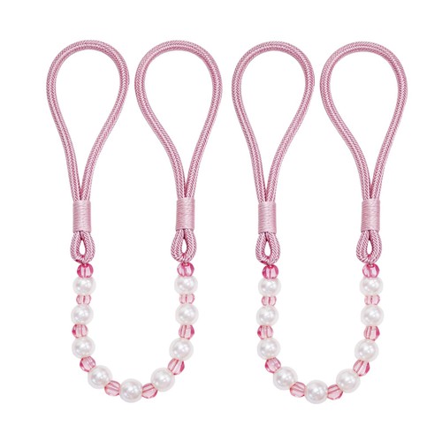 Curtain tie backs pink - curtain,