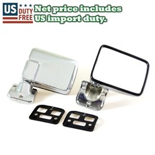 LH RH CHROME MIRROR PAIR FIT