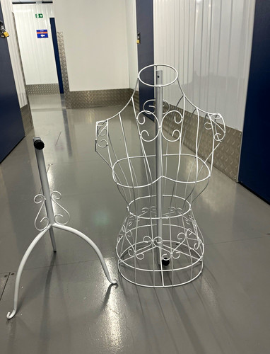 White metal wire - metal, torso