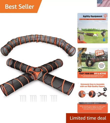 Epic dog agility tunnels - agility, set
