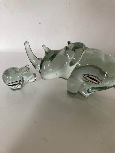 Ngwenya glass rhino large and - ngwenya,