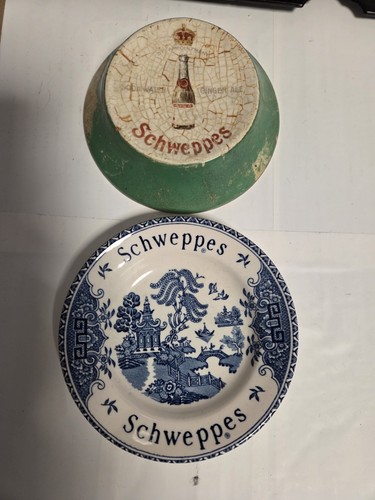 Schweppes advertising items - items, x2