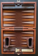 Vintage John Jaques Backgammon