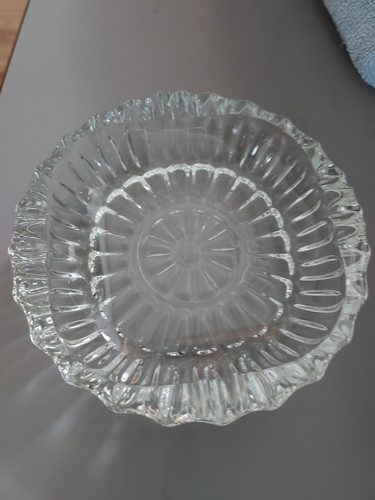 New glass cigarette ash tray - cigarette,