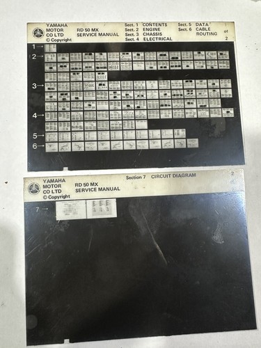 Yamaha rd50mx microfiche - rd50mx,