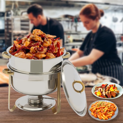 Round food chafer - round,