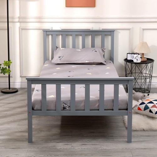 Single bed pine frame - bed,
