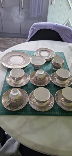 Colclough bone china tea set - tea,