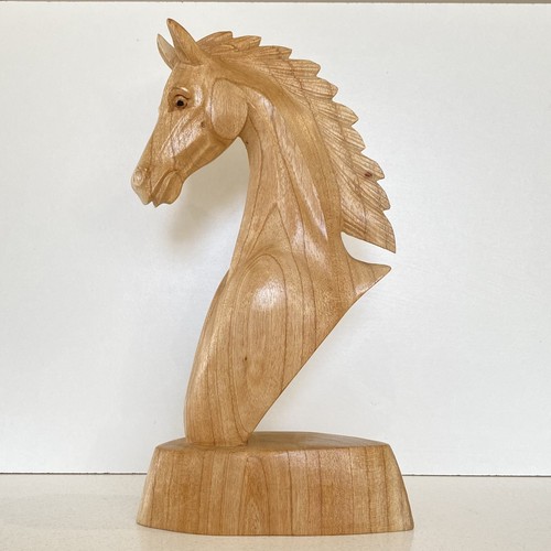 Horse wood carving - horse, head