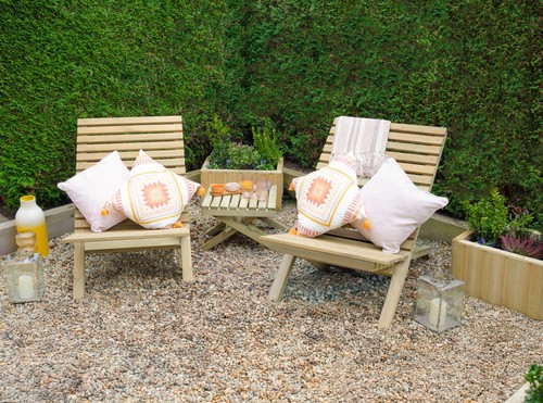 Forest garden slatted chairs - forest, &