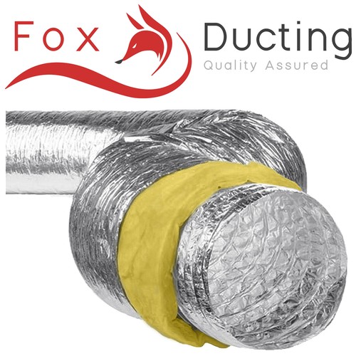 Acoustic ducting 200mm - 8", 5m