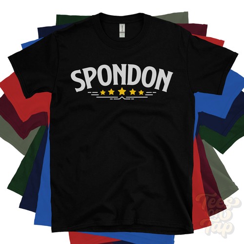 Spondon star retro - 5-star, logo