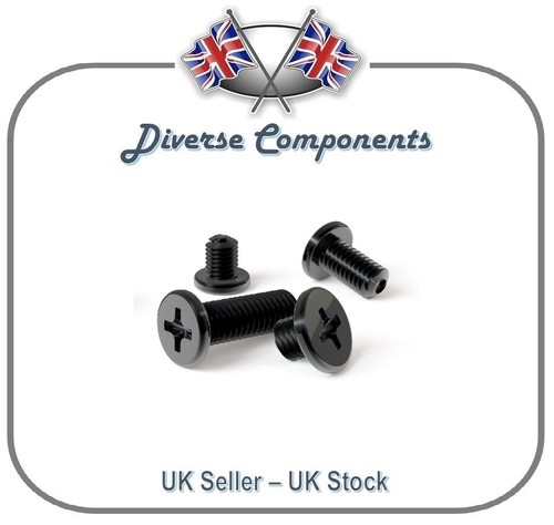 Black laptop screws wafer - black,