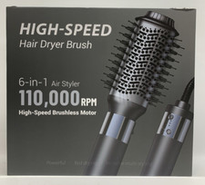 Ibays Hair Dryer Brush 6 in 1 Professional Hot Air Styler 110,000 RPM High-Speed