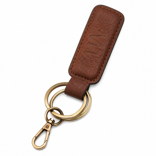 Genuine leather car key - leather,
