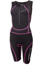 More Mile Trisuit Women's Triathlon Tri Suit Sleeveless Size XL  Black Pink