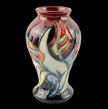 MOORCROFT Pottery ' Red Tulip