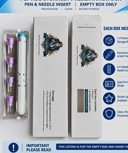 Insulin peptide pen storage - insulin/peptide,
