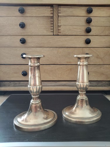 Fine pair georgian brass - georgian,