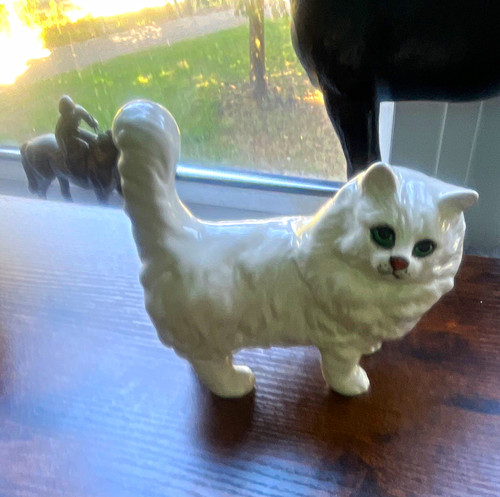 Beswick england white cat - england,