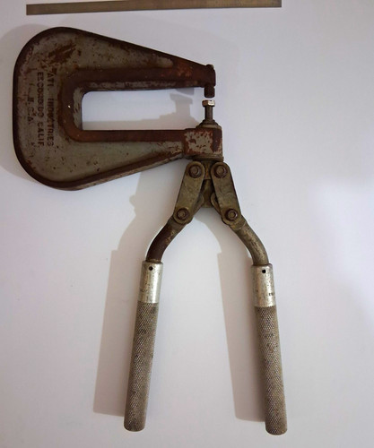 Aircraft rivet squeeze - rivet, tool