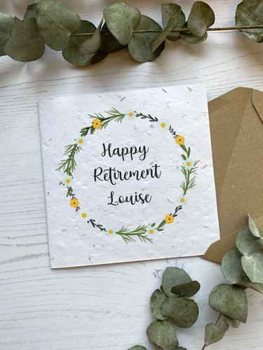 Personalised happy retirement - happy,