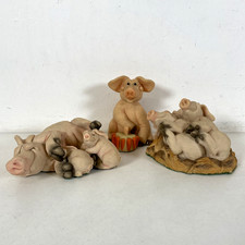Piggin By David Corbridge Bundle of 3 Ornaments